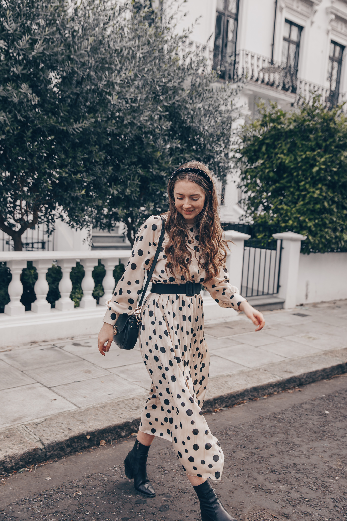 karen millen spotty dress
